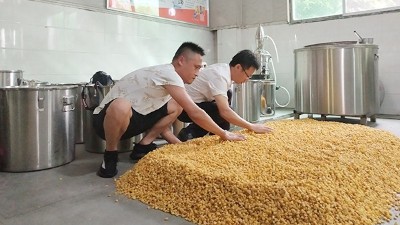 是誰給他這個膽，三伏天還敢用烤酒設(shè)備做顆粒固態(tài)玉米酒？